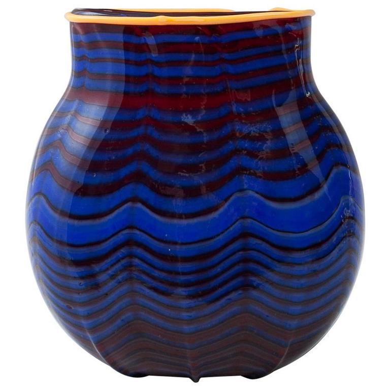 Vase Dale Chihuly, 1993 Toppiece, Unique, Signed For Sale at 1stdibs