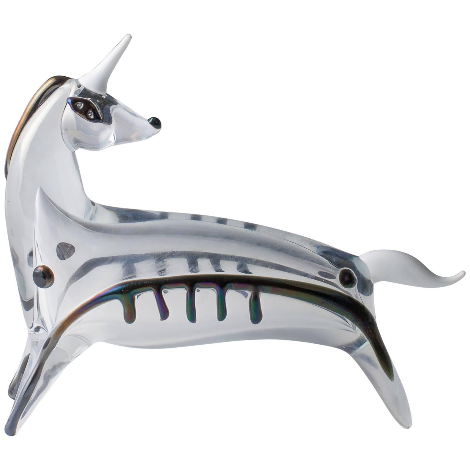 Design Ermanno Nason Murano "Unicorn, " ca.  1980 For Sale