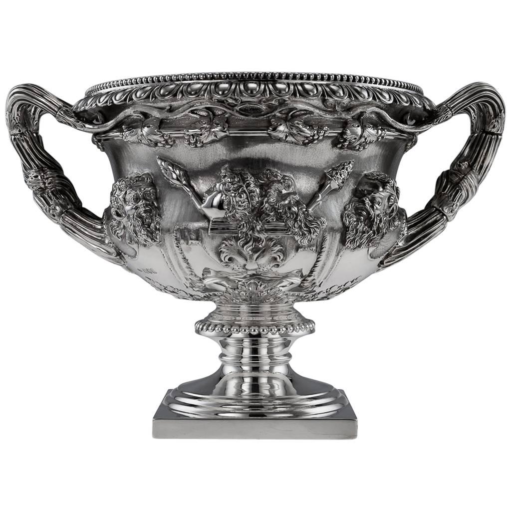 Antique 20th Century Edwardian Solid Silver Vase, Sibray Hall & Co, circa 1904