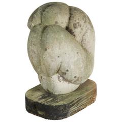 Mid-Century Figural Stone Sculpture
