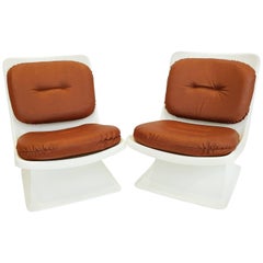 Vintage Albert Jacob Armchairs for Grosfillex, 1970s