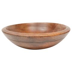 Large 18th Century Wooden Bowl