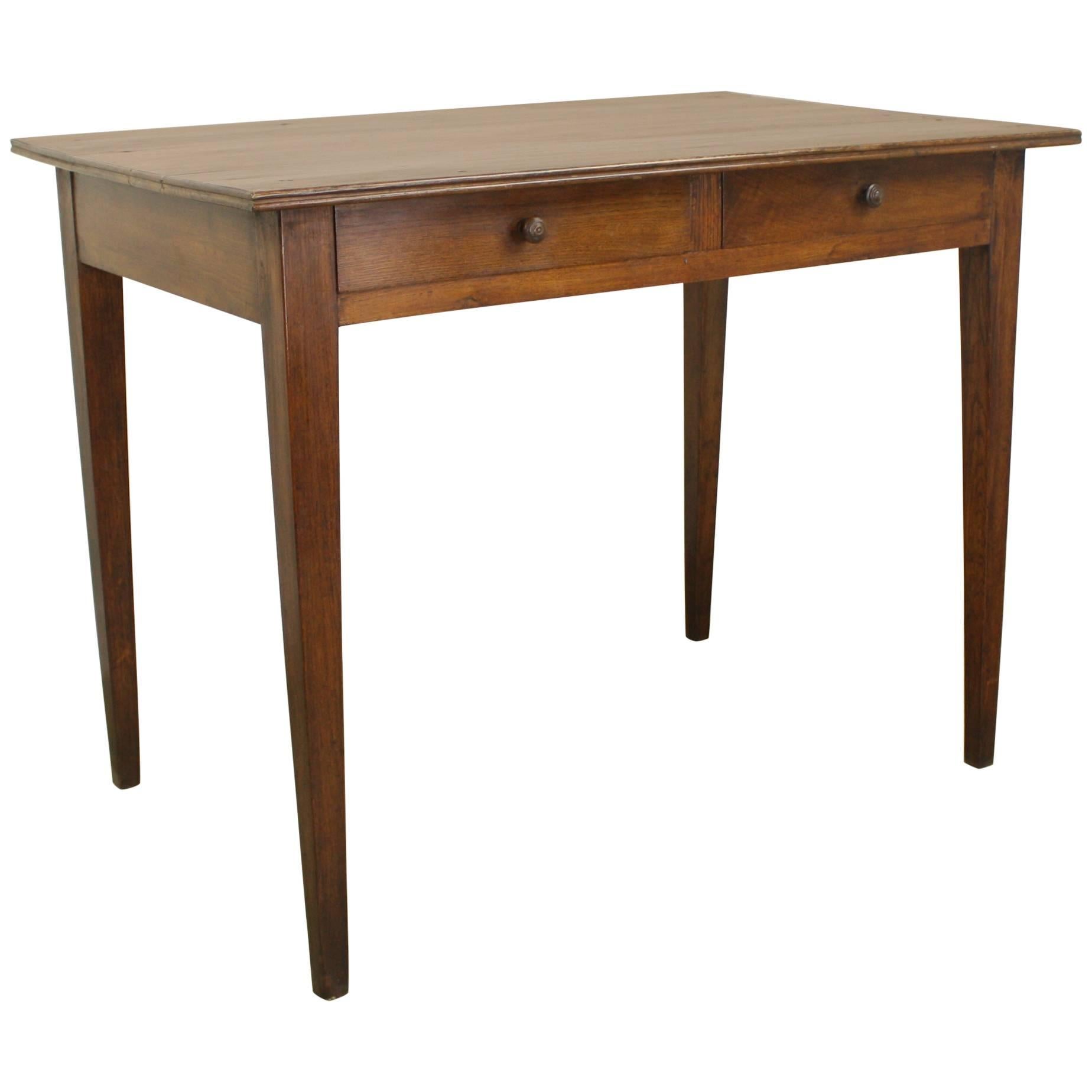 Antique French Oak Writing Table