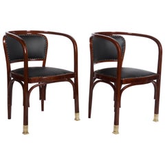 Antique Chairs by Gustav Siegel for Kohn
