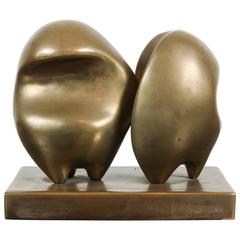 Sculpture en bronze d'Eli Karpel