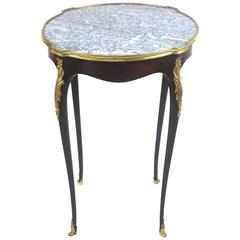 Louis XV Gueridon Side Table-Marble Top Gilt Ormolu-18th century-- Provenance 10