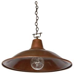 Rustic Italian Copper Pendant