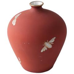 Vintage 1920s Giovanni Garibold Richard Ginori Insects Vase