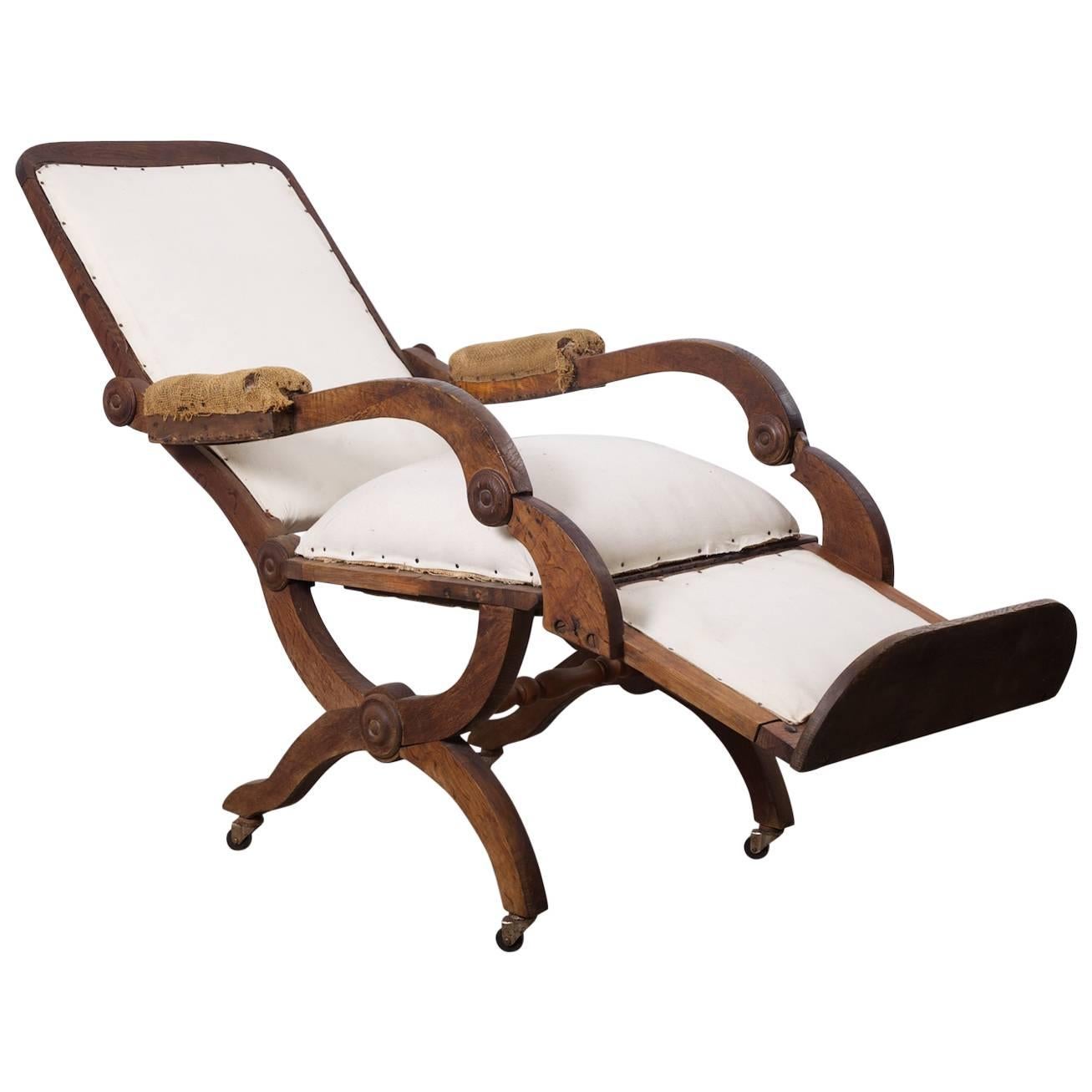 Oak Reclining Chair