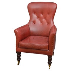 Fine Quality Early Victorian Library Armchair