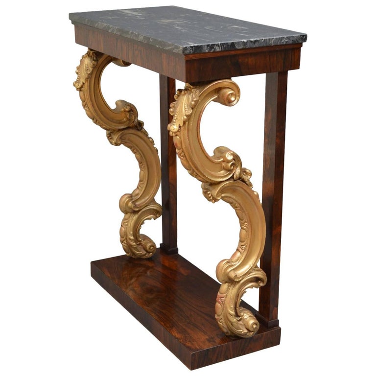 Magnificent Regency Console Table or Hall Table For Sale