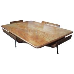Unique and Sculptural Coffee Table by Giuseppe Scapinelli, 1955 11