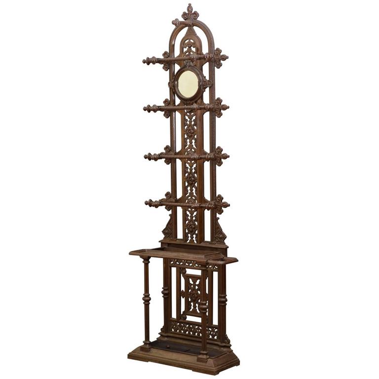 Victorian Cast Iron Hall Stand, Coat Stand at 1stDibs victorian hall