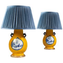 Fine Pair of Mid-19th Century Chinese Lamps