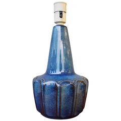 Soholm Denmark Stentoj Pottery Lamp by Einar Johansen