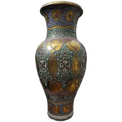 Multicolor Moroccan Vase, Pottery