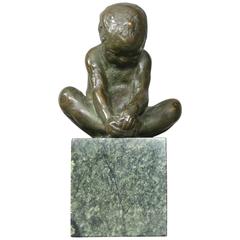 Bronze Sculpture of a Child