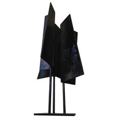 1963 Abstract Welded Steel Triad I Sculpture by J. Jay McVicker