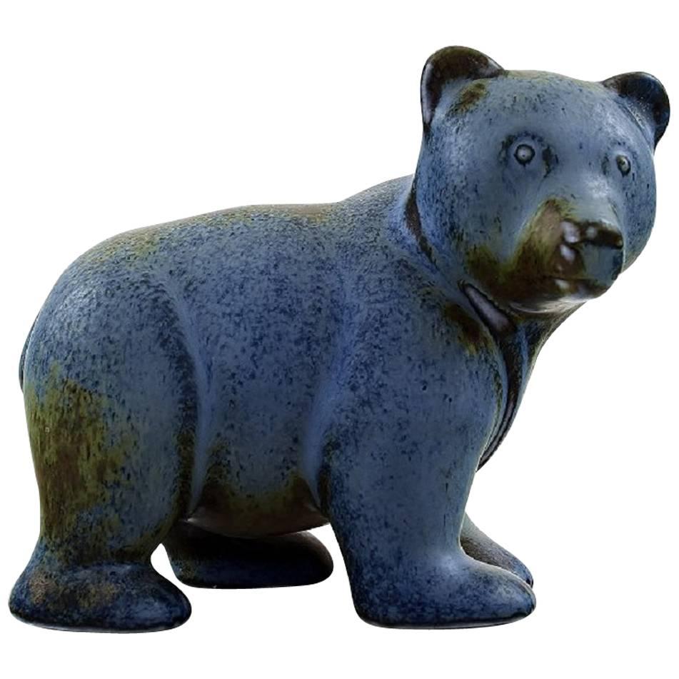 Rörstrand Stoneware Figure by Gunnar Nylund, Bear