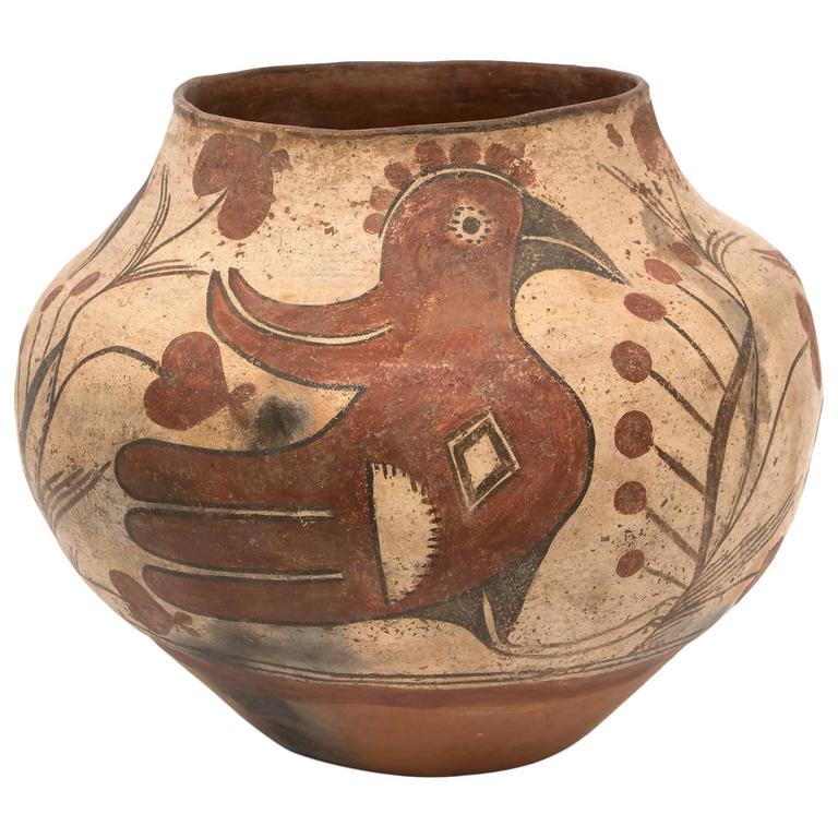 Native American Southwest Pottery Jar, Zia 'Pueblo', circa 1880 For