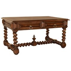 19th Century French Walnut Coffee Table