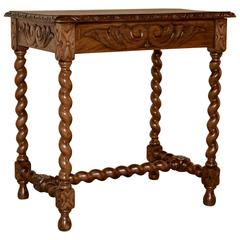19th Century French Carved Side Table