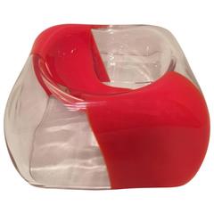 Carlo Nason for Mazzega Centralpiece Bowl Candleholder