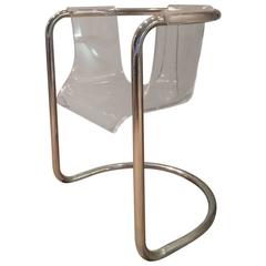 Fabio Lenci Lucite Chair by Formes Nouvelles, Paris 7