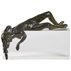 Bronze Sculpture "For a Fountain or the Source" by Edmond Moirignot 8