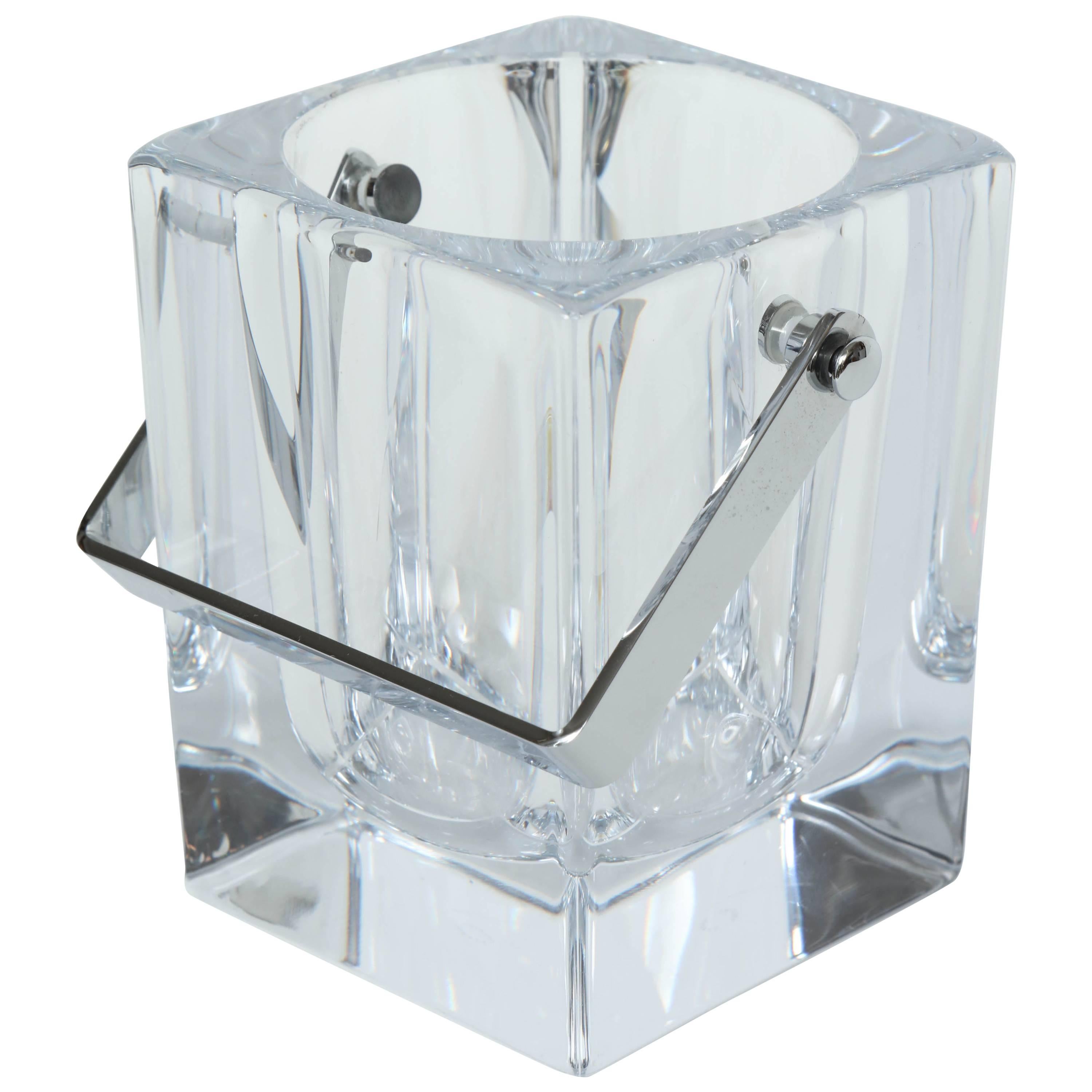 Vannes French Crystal Ice Bucket