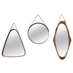 Set of Three Wood Italian Mirrors 12