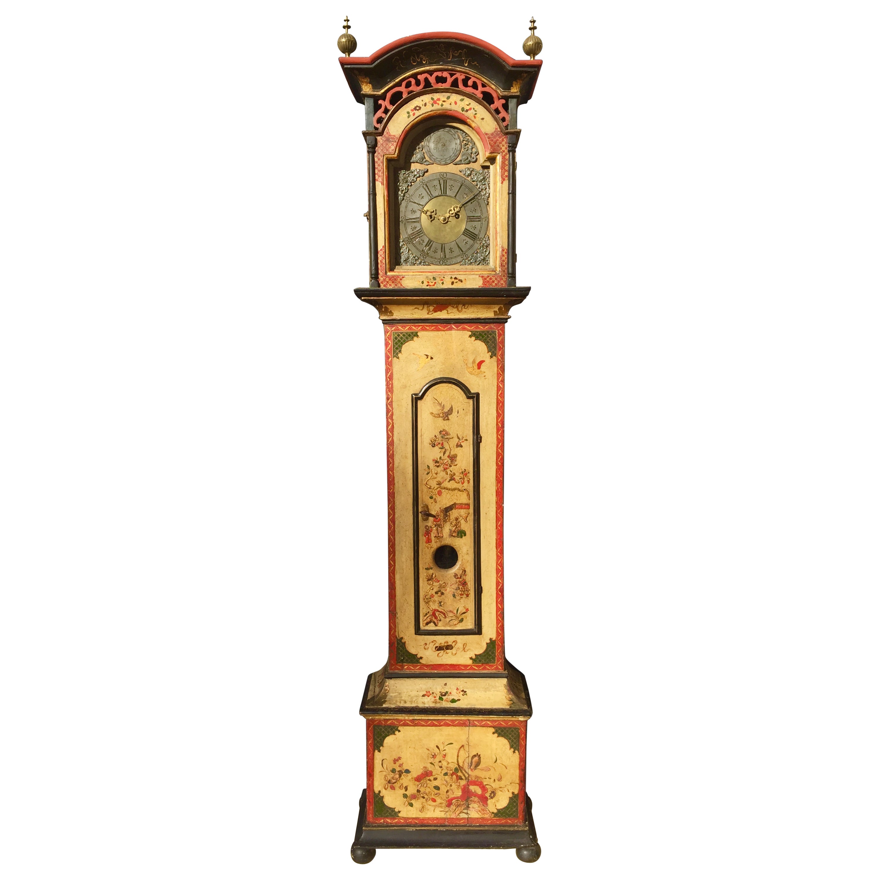 European Grandfather Clock For Sale at 1stDibs