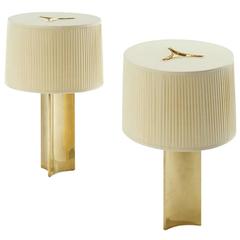 Paavo Tynell Pair of Rare Table Lamps, Model 10405, 1940s