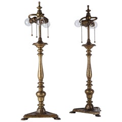Sterling Bronze Co. Table Lamps, circa 1910