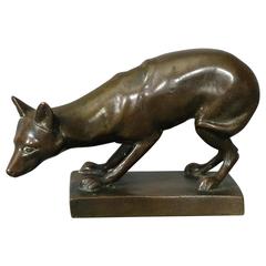 Bronze Figure of a Fox Cast by Gorham Foundry 7