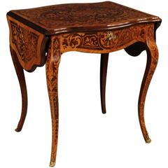 20th Century Small French Inlaid Writing Desk