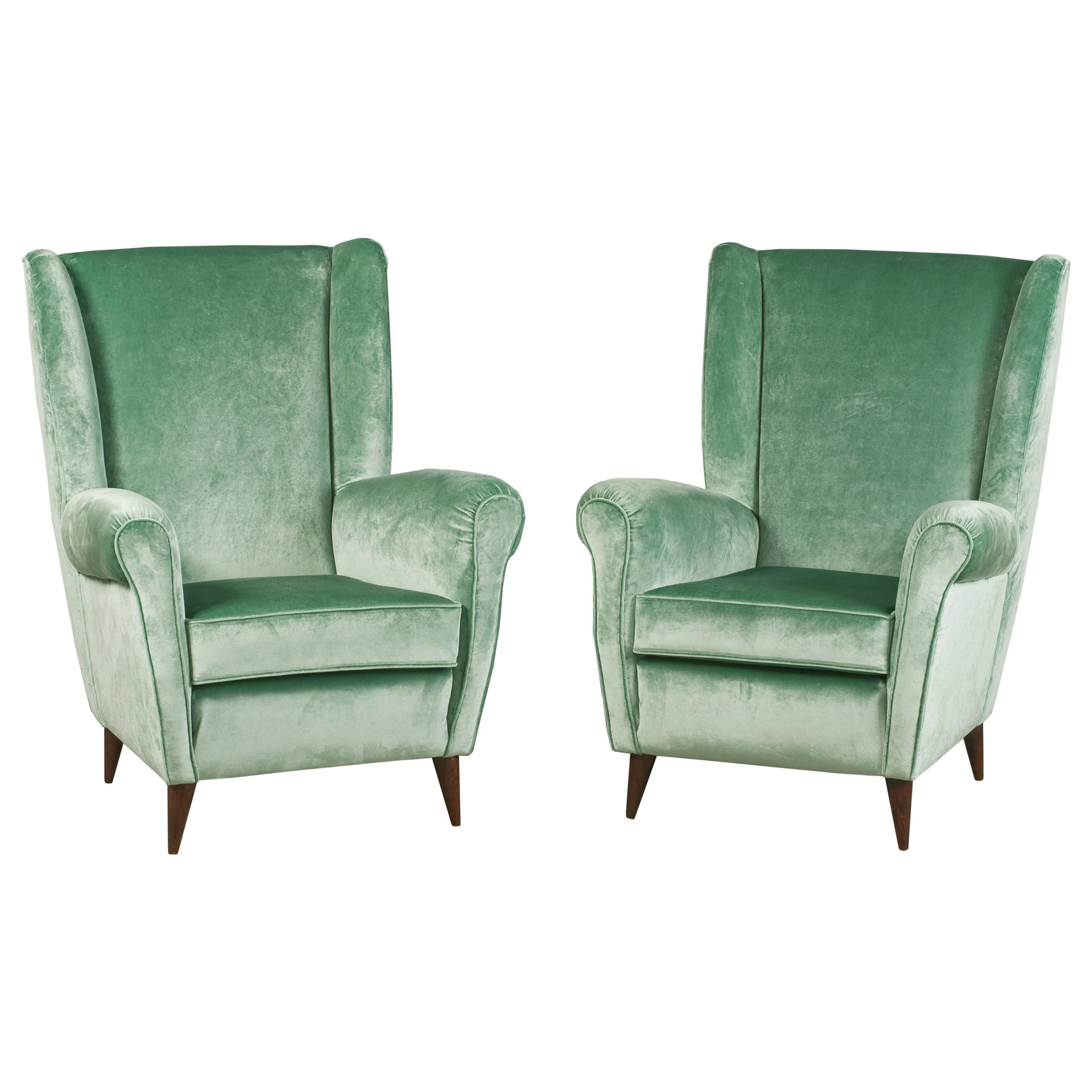 Glamorous Armchairs by Gio Ponti