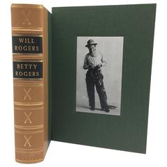Will Rogers by His Wife, Betty Rogers, Signed, Limited Edition No. 472/1000