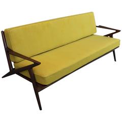 Mid-Century Modern Sculptural Poul Jensen Z Sofa