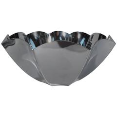 Tiffany Midcentury Modern Sterling Silver Fluted Bowl 11