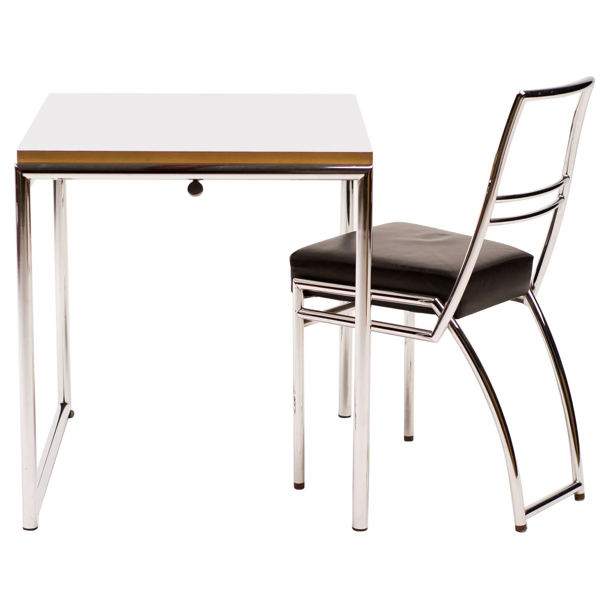 Eileen Grey Jean Table and Axia Chair