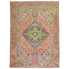Antique Persian Heriz Carpet 3