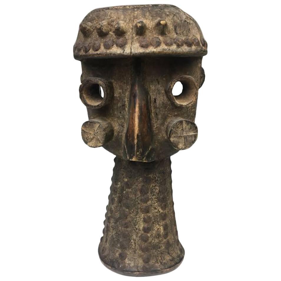 Authentic Ivory Coast African Carved Mask