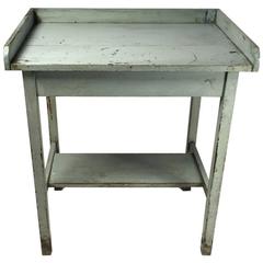 Blue Painted Side Table Americana 12