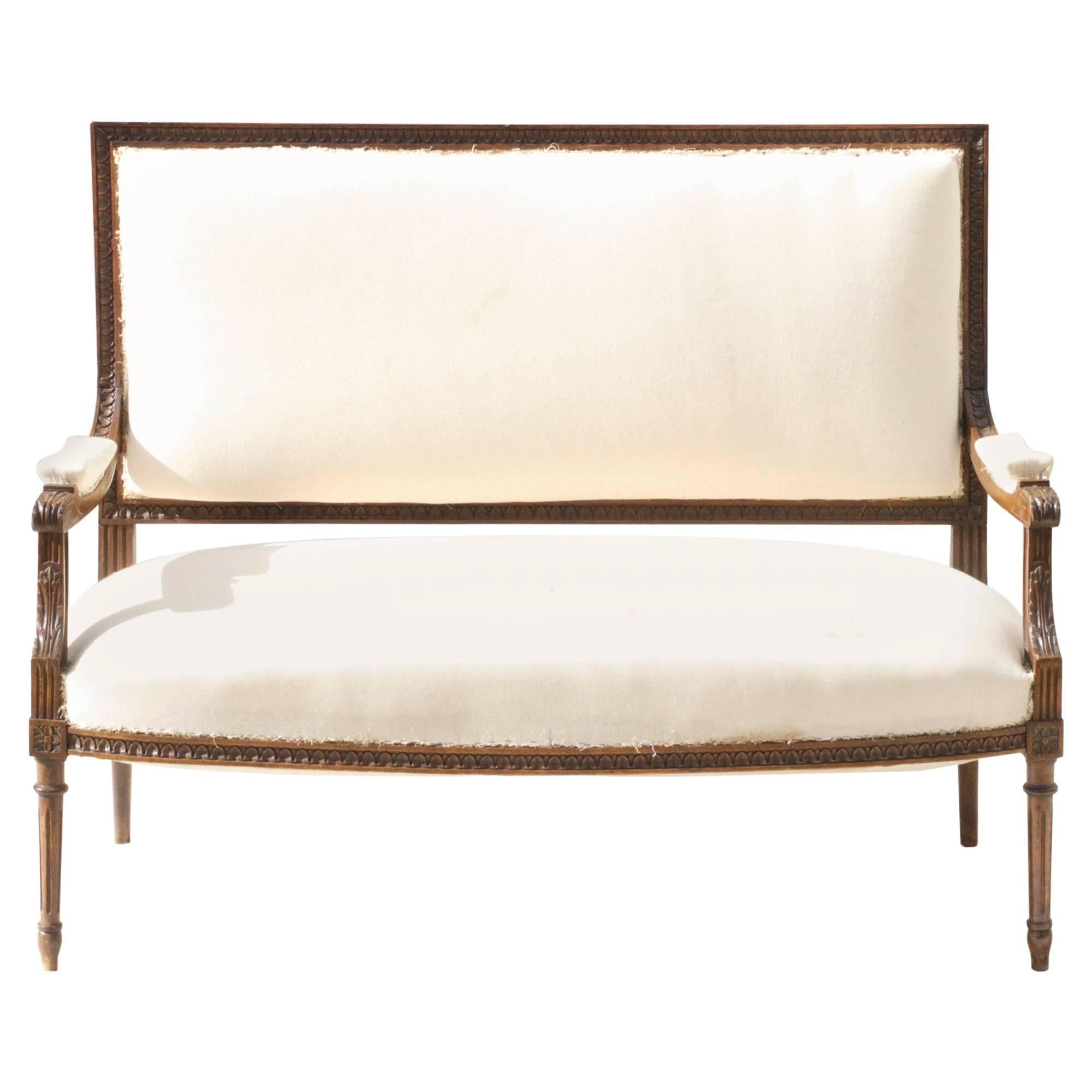 French Settee in the Louis XVI Taste