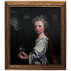 Antique G. Kneller Oil on Canvas Painting “The Countess of Essex”, 19th C