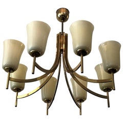 Large Swedish Chandelier, 1950s