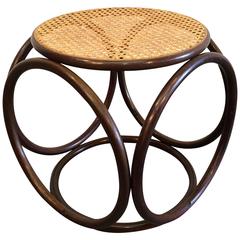 One Beautiful Michael Thonet Stool or Ottoman