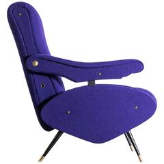 Italian Recliner in the Style of Zanuso, circa 1950, Italy 1