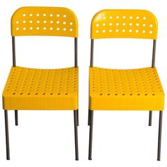 Pair of Anomia Castelli "Box Chairs, " 1971, Italy